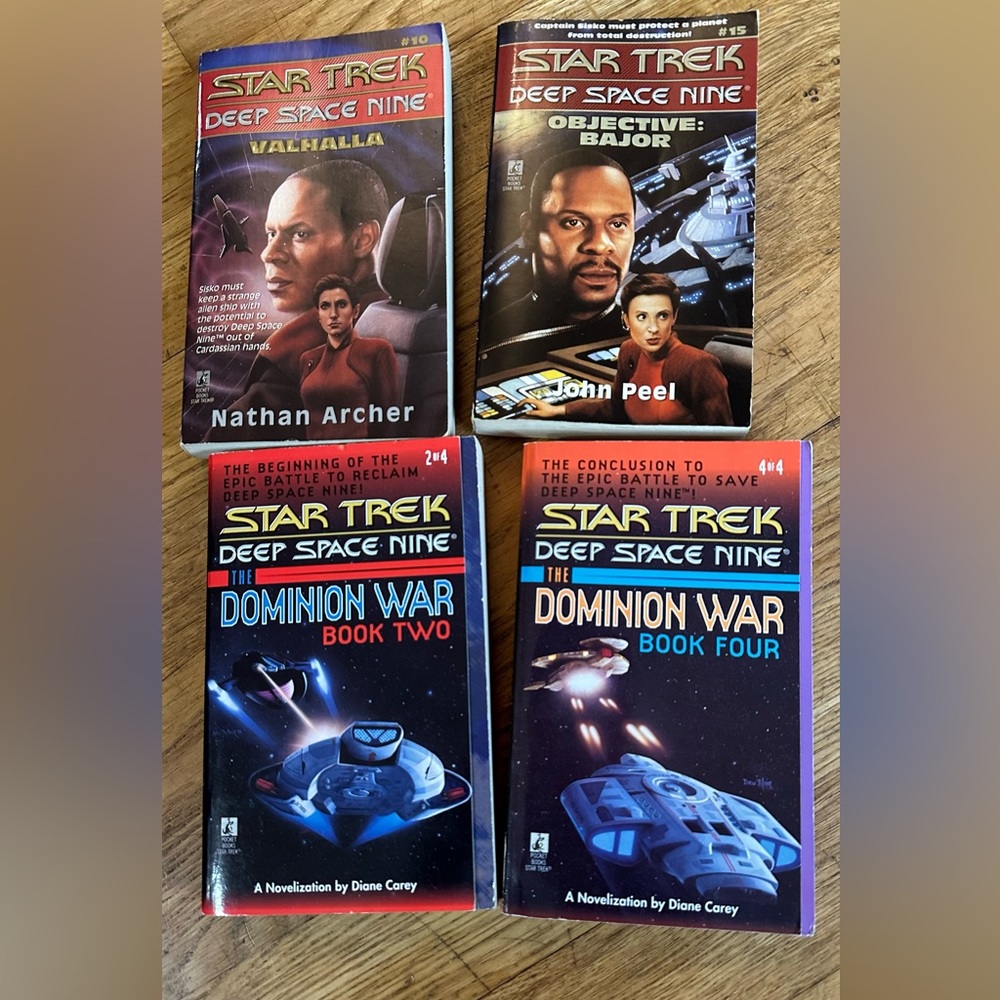 Star Trek books - as photos